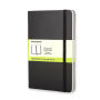 Moleskine Classic Notebook, Large, Plain, Black, Hard Cover (5 x 8.25)