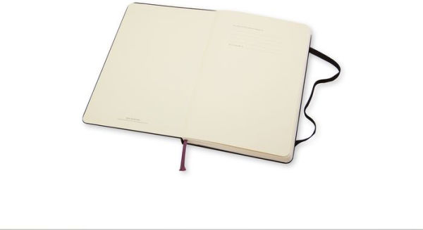 Moleskine Classic Notebook, Large, Plain, Black, Hard Cover (5 x 8.25)