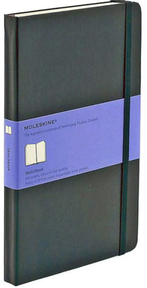 Moleskine Black Large Sketchbook 5.25" x 8.25"