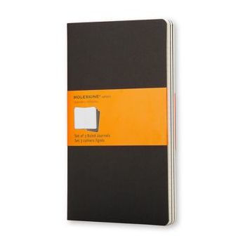 Moleskine Cahier Journal (Set of 3), Pocket, Ruled, Black, Soft Cover (3.5 x 5.5): Set of 3 Ruled Journals