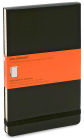 Moleskine Reporter Notebook, Large, Ruled, Black, Hard Cover (5 x 8.25)