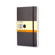 Moleskine Classic Notebook, Large, Ruled, Black, Soft Cover (5 x 8.25)