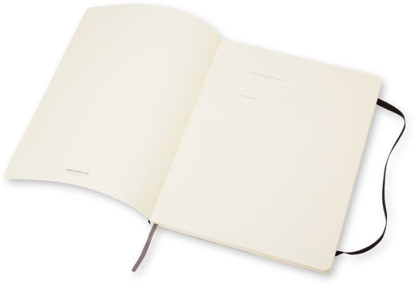 NM-39 Moleskine Soft Extra Large Plain Notebook Black  9788883707261 