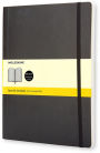 Moleskine Classic Notebook, Extra Large, Squared, Black, Soft Cover (7.5 x 10)