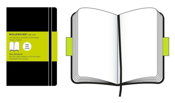 Moleskine Classic Notebook, Extra Large, Squared, Black, Soft Cover (7.5 x  10) by Moleskine