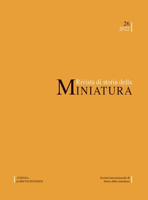 Rivista Storia della Miniatura 26/2022