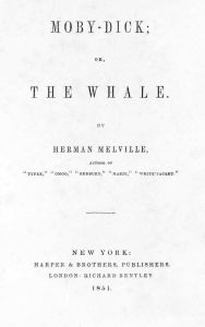 Title: Moby-Dick, Author: Herman Melville