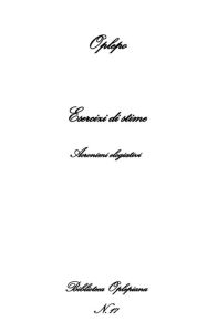 Title: Esercizi di stime: Acronimi elogiativi, Author: Elena Addïmine