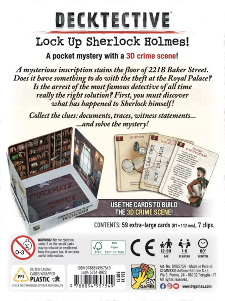 Decktective: Lock Up Sherlock Holmes by Martino Chiacchiera, Silvano Sorrentino