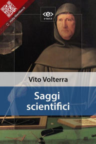 Title: Saggi scientifici, Author: Vito Volterra