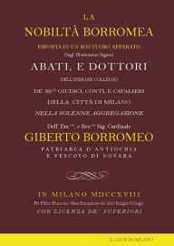 Title: La nobiltà borromea, Author: Fabiola Giancotti (a cura di)