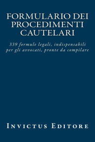 Title: Formulario cautelare, Author: anonymous