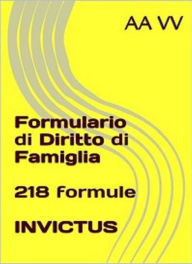 Title: Formulario di diritto di famiglia, Author: anonymous