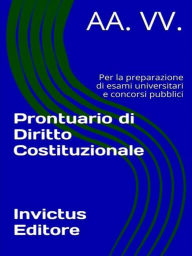 Title: Prontuario di Diritto Costituzionale, Author: AA. VV.