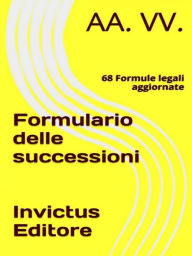 Title: Formulario delle successioni, Author: AA. VV.