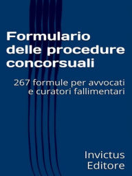 Title: Formulario delle procedure concorsuali, Author: AA. VV.