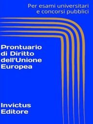 Title: Prontuario di diritto dell'Unione Europea, Author: AA. VV.