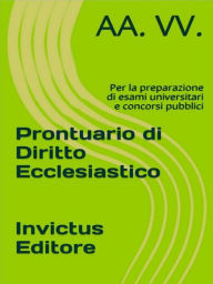 Title: Prontuario di diritto ecclesiastico, Author: AA. VV.