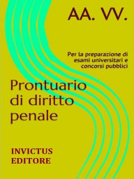 Title: Prontuario di diritto penale, Author: AA. VV.