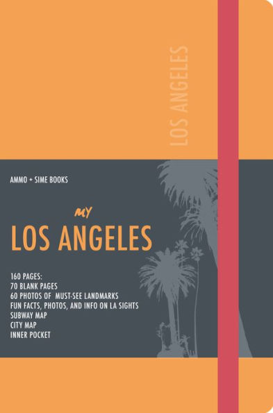 Los Angeles Visual Notebook: Apricot Orange