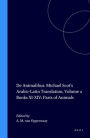 De Animalibus. Michael Scot's Arabic-Latin Translation, Volume 2 Books XI-XIV: Parts of Animals