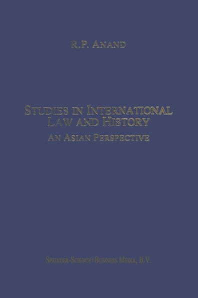 Studies in International Law and History: An Asian Perspective
