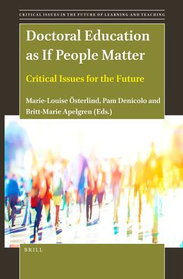 Doctoral Education as If People Matter