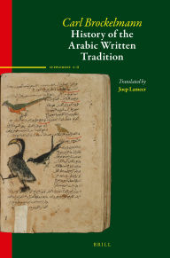 Title: History of the Arabic Written Tradition Supplement Volume 3 - ii, Author: Carl Brockelmann