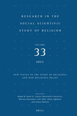Research in the Social Scientific Study of Religion, Volume 33