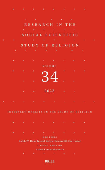 Research in the Social Scientific Study of Religion, Volume 34: Intersectionality in the Study of Religion