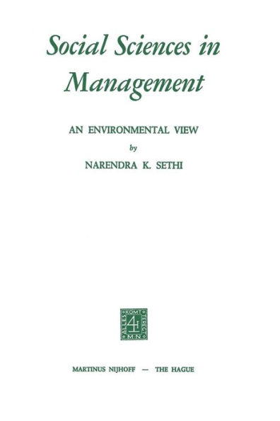 Social Sciences in Management: An Environmental View