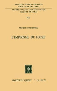 Title: L'empirisme de Locke / Edition 1, Author: Franïois Duchesneau