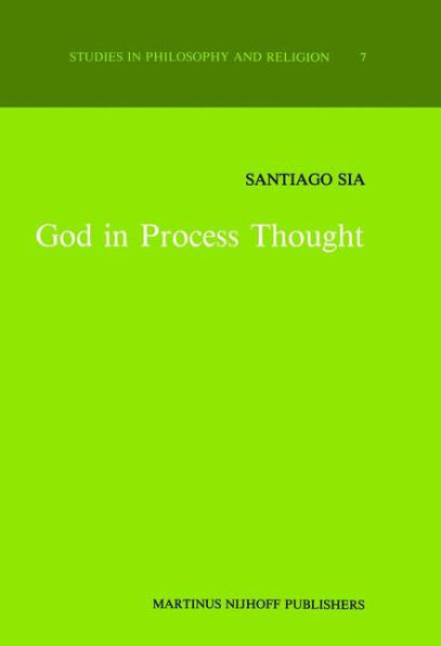 God in Process Thought: A Study in Charles Hartshorne's Concept of God / Edition 1