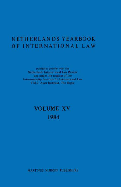 Netherlands Yearbook of International Law