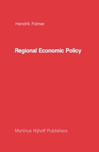 Regional Economic Policy: Measurement of its Effect / Edition 1