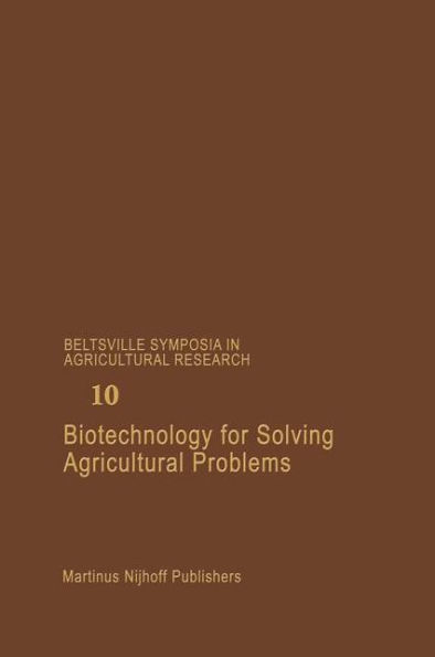 Biotechnology for Solving Agricultural Problems / Edition 1