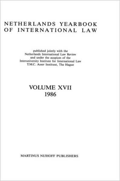 Netherlands Yearbook Of International Law, 1986