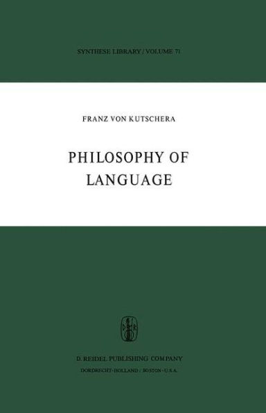 Philosophy of Language / Edition 1