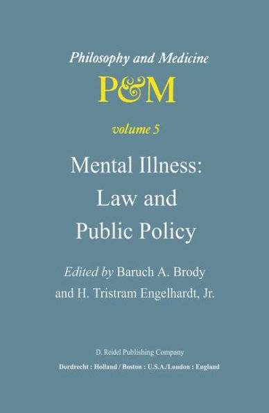 Mental Illness: Law and Public Policy