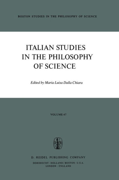 Italian Studies in the Philosophy of Science