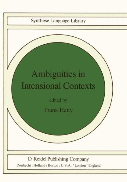 Ambiguities Intensional Contexts