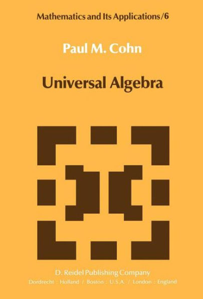 Universal Algebra / Edition 1