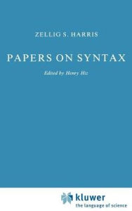 Title: Papers on Syntax, Author: Z. Harris