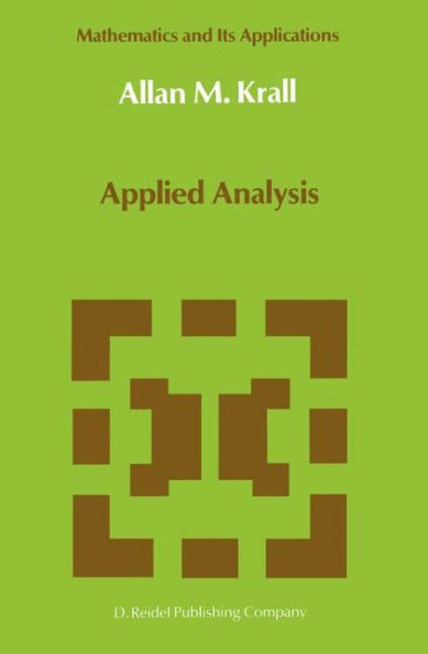 Applied Analysis / Edition 1