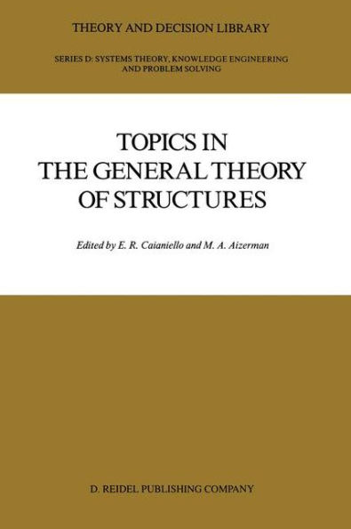 Topics in the General Theory of Structures / Edition 1