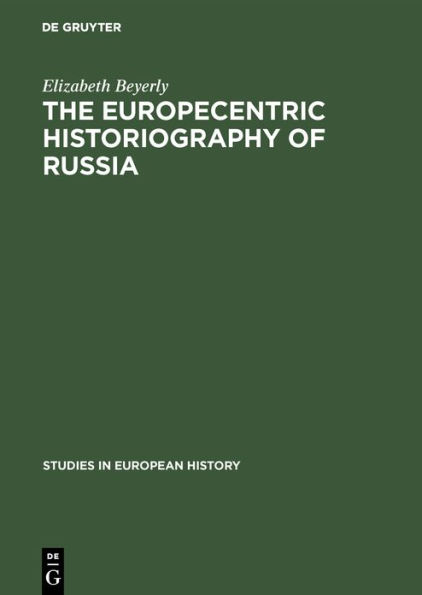 The Europecentric Historiography of Russia: An Analysis of the Contribution by Russian Emigre Historians in the USA, 1925-1955, Concerning 19th Century Russian History