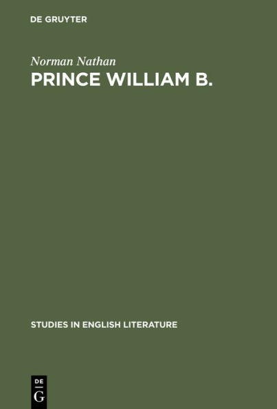 Prince William B.: The philosophical conceptions of William Blake