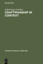 Craftmanship in Context: The Development of Ben Jonson's Poetry