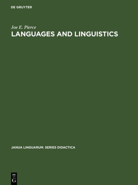 Languages and linguistics: An introduction