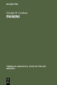 Title: Panini: A Survey of Research, Author: Georgio R. Cardona